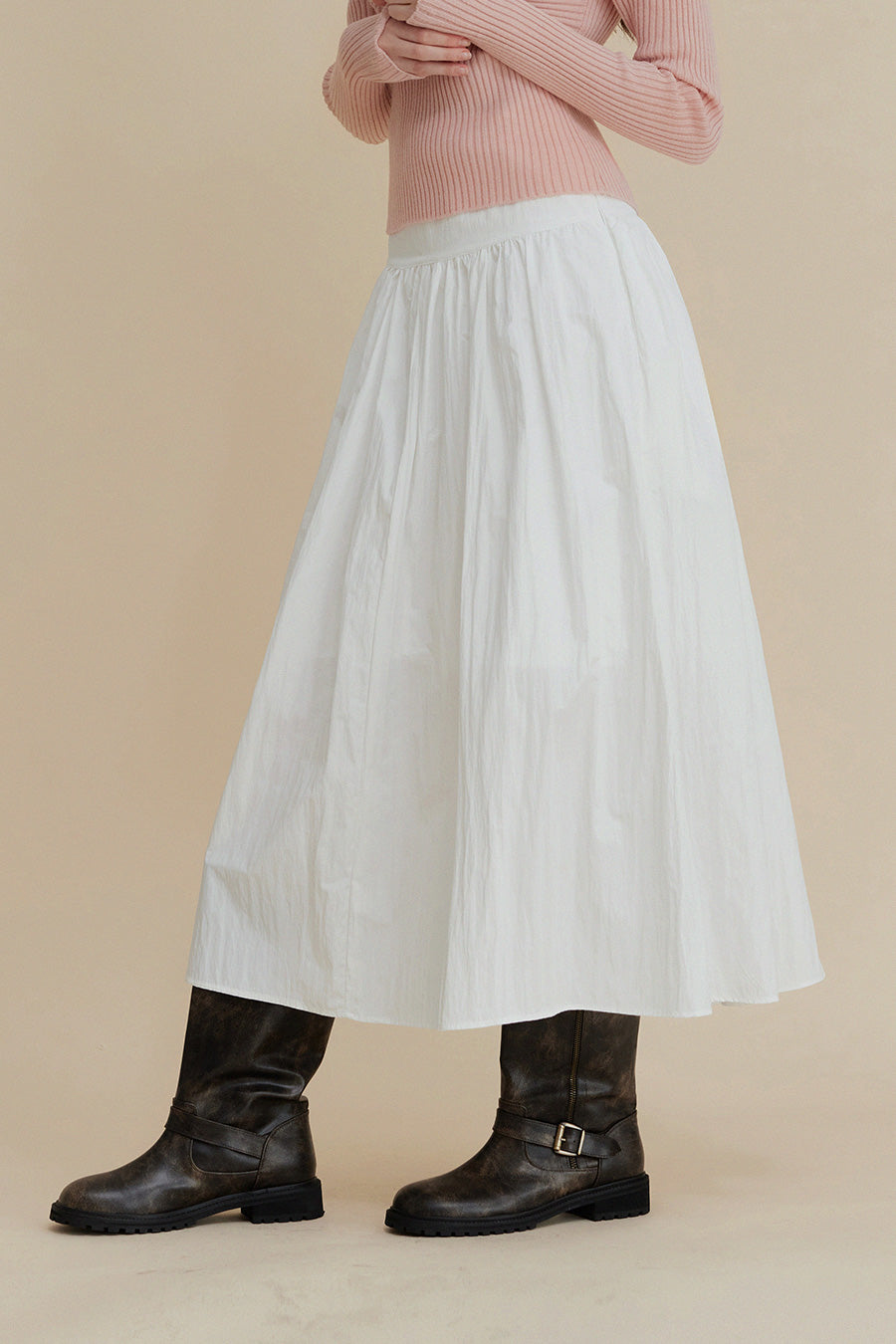 Jupe longue Pelle String