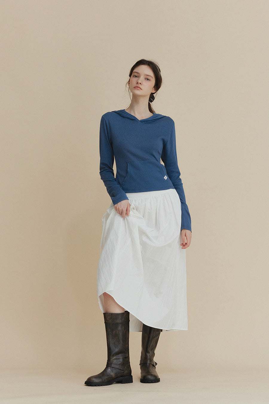 Jupe longue Pelle String