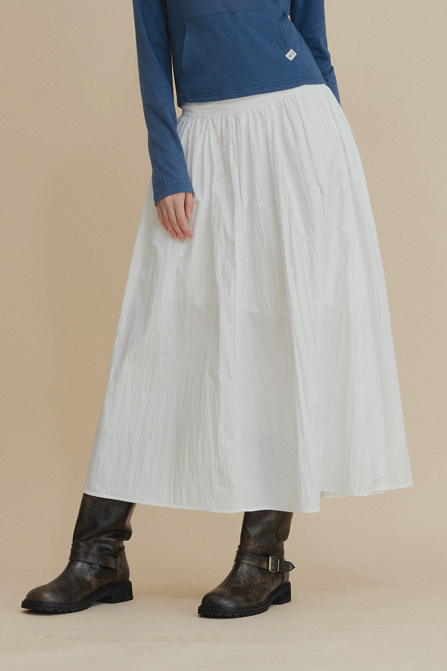 Jupe longue Pelle String