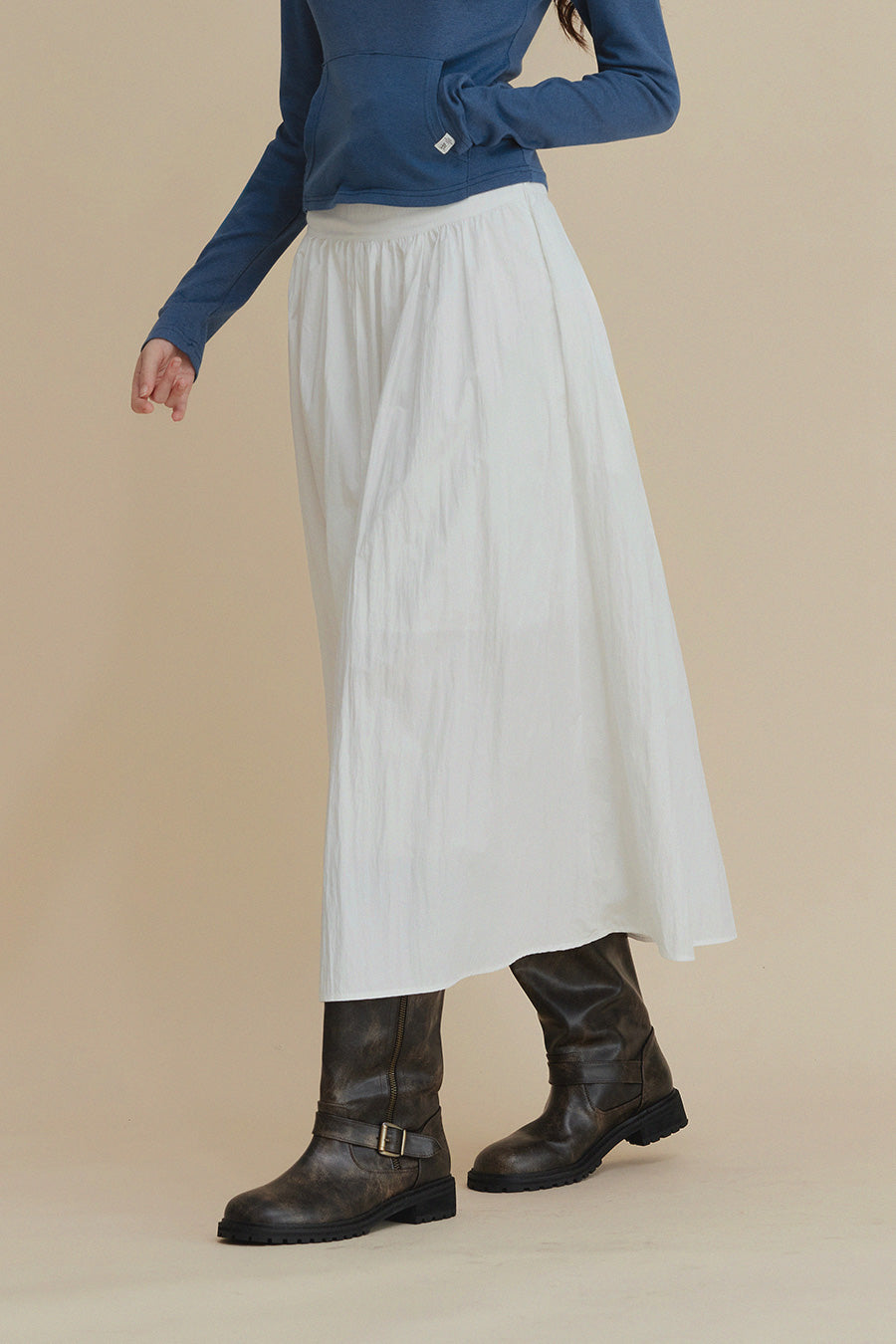 Jupe longue Pelle String