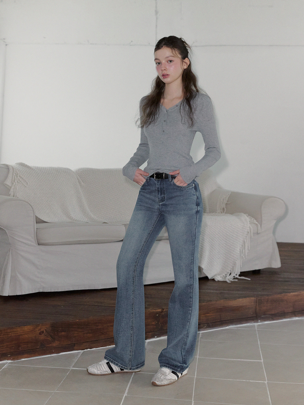 Gomez Button Knit