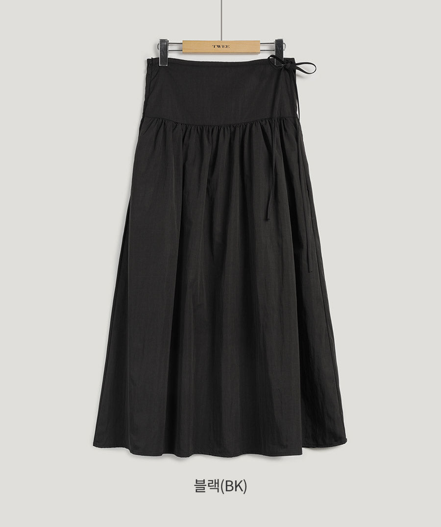 Jupe longue Pelle String