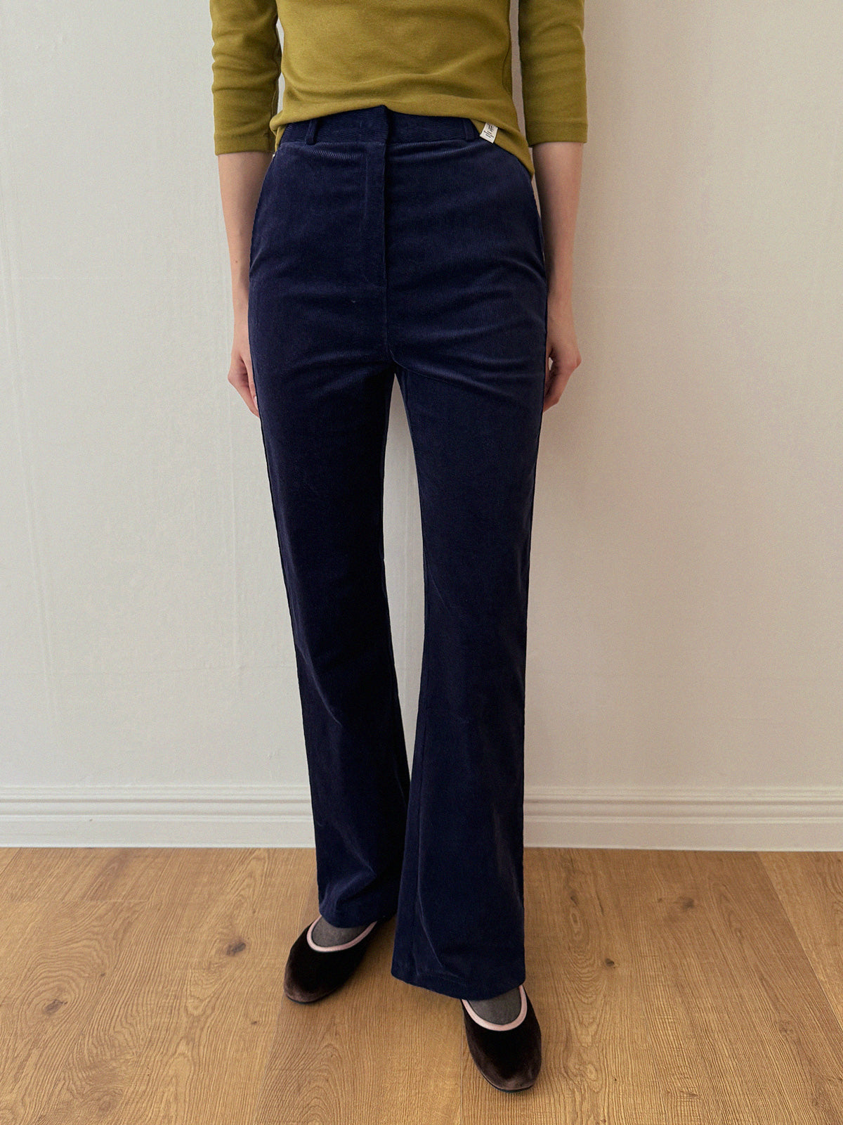 Avern Corduroy Semi Bootcut Long Pants