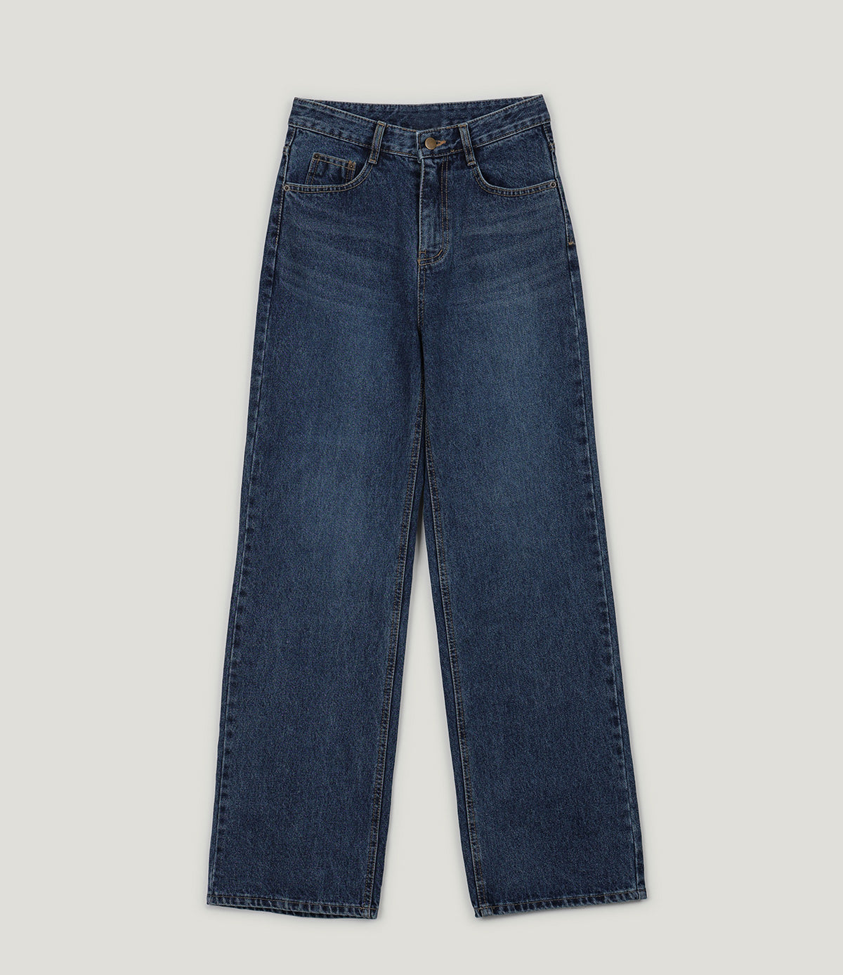 Cont Straight Denim Long Pants