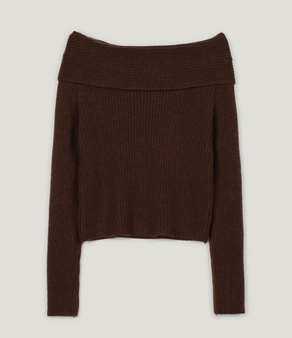 Eldin Off-Shoulder Ribbed Knit