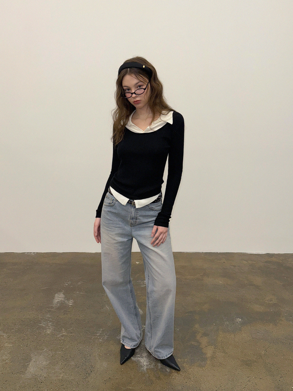 Bellot Two-Tone Layered Knit