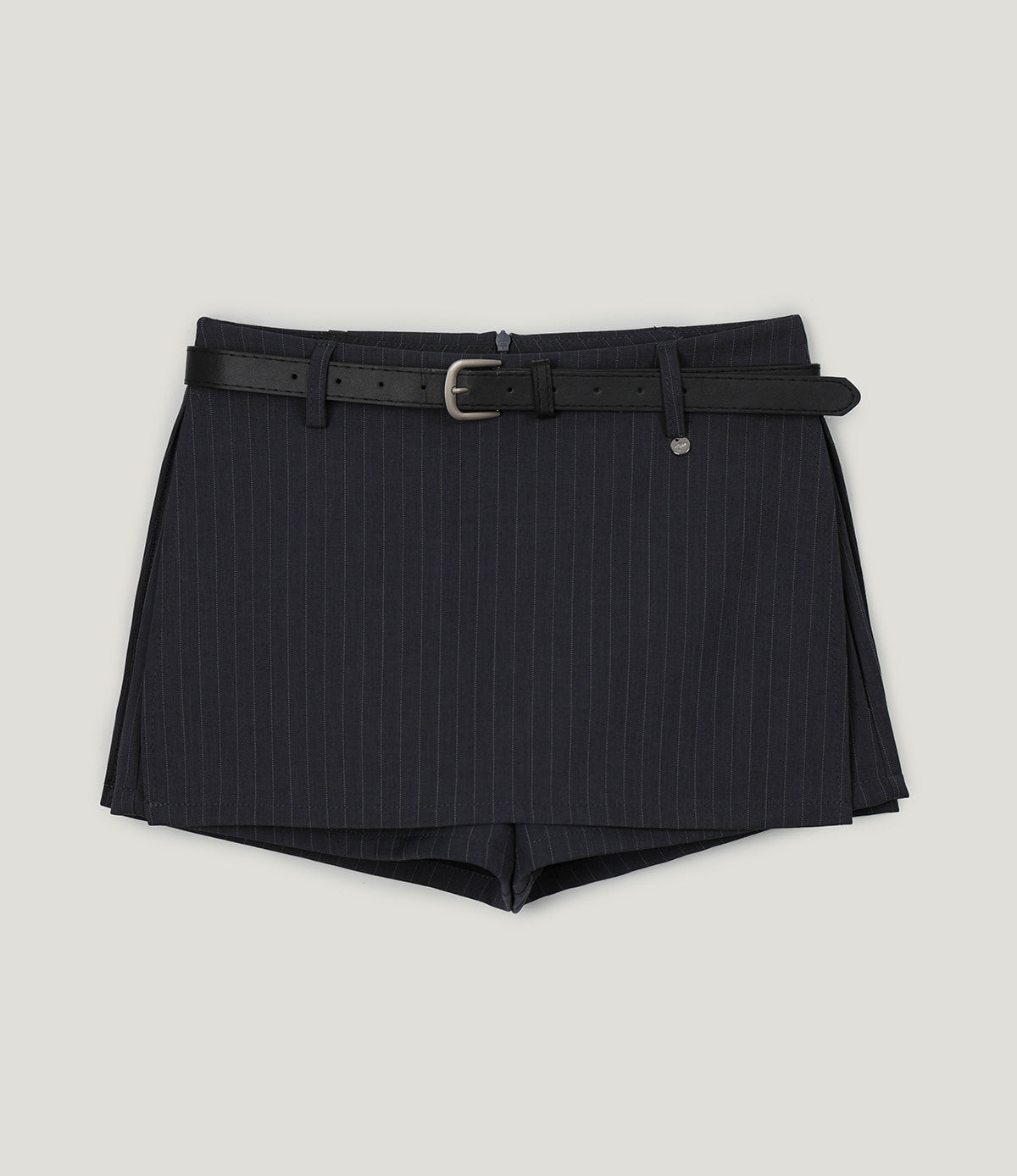 Selfin Stripe Mini Skort (Belt Set)