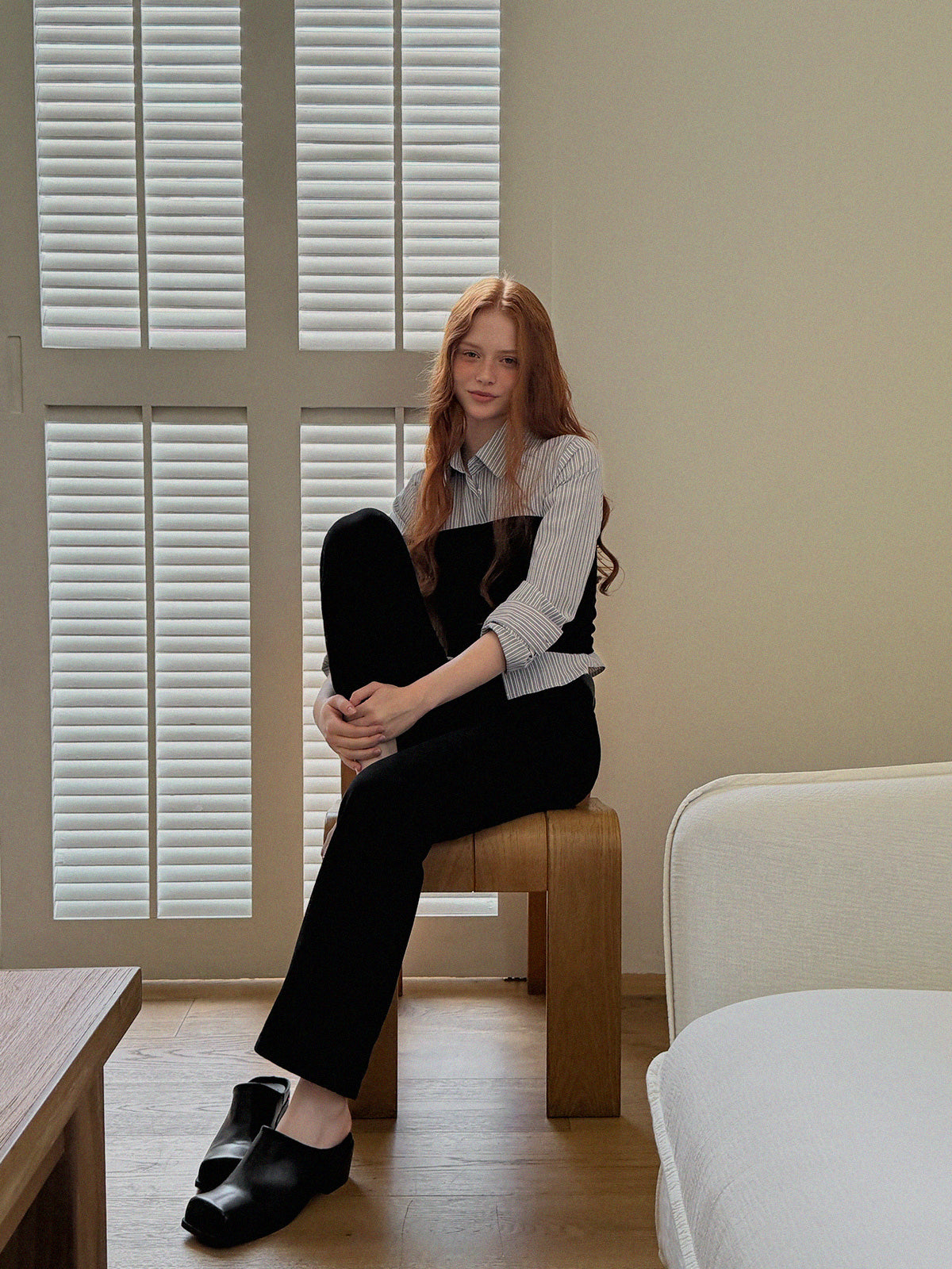 Ready Stripe Slim Fit Long Sleeve Shirt
