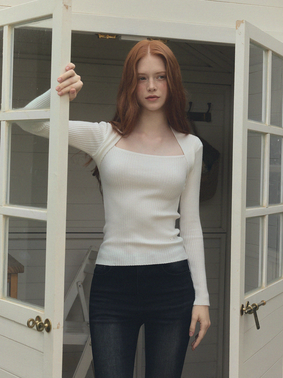 Inlet Bolero Long Sleeve Knit