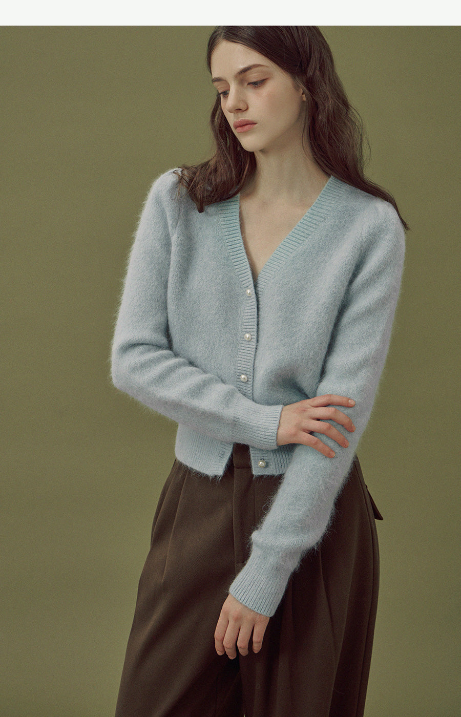 Sweetie Angora Knit Cardigan