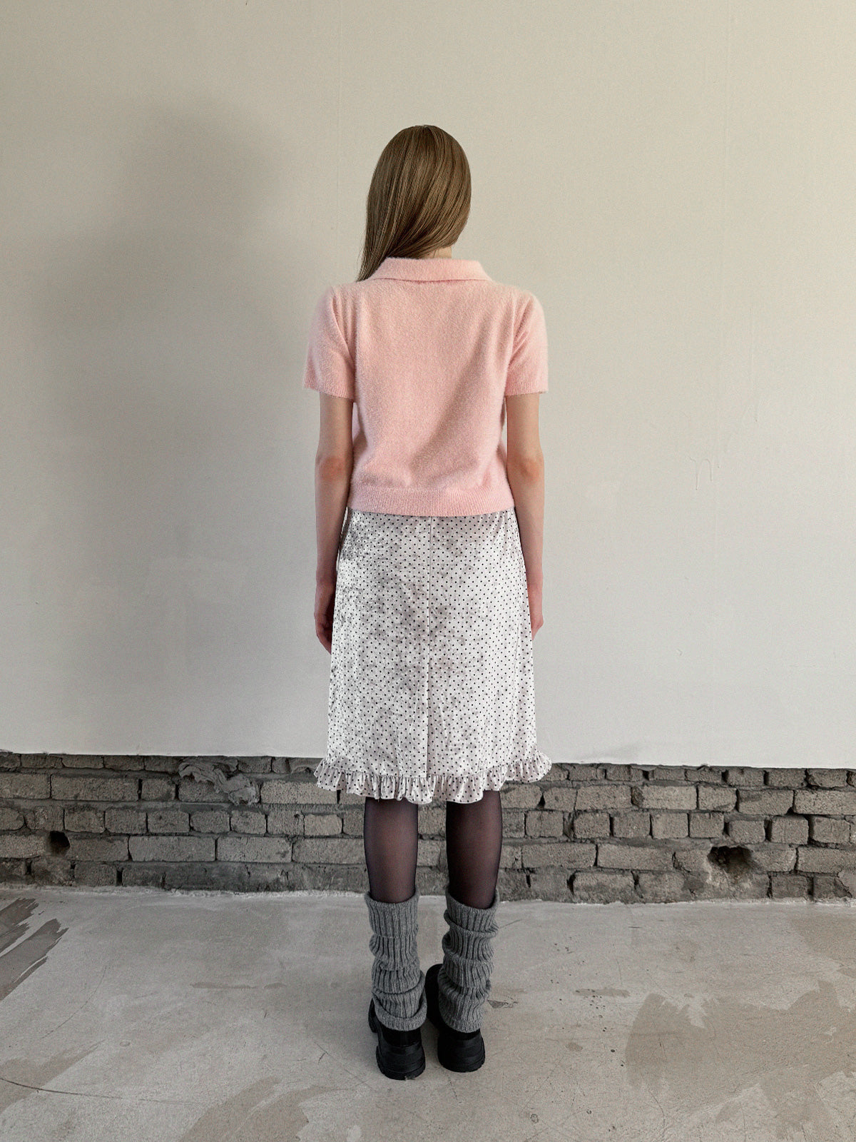 Ribel Soft Collar Knit Tee
