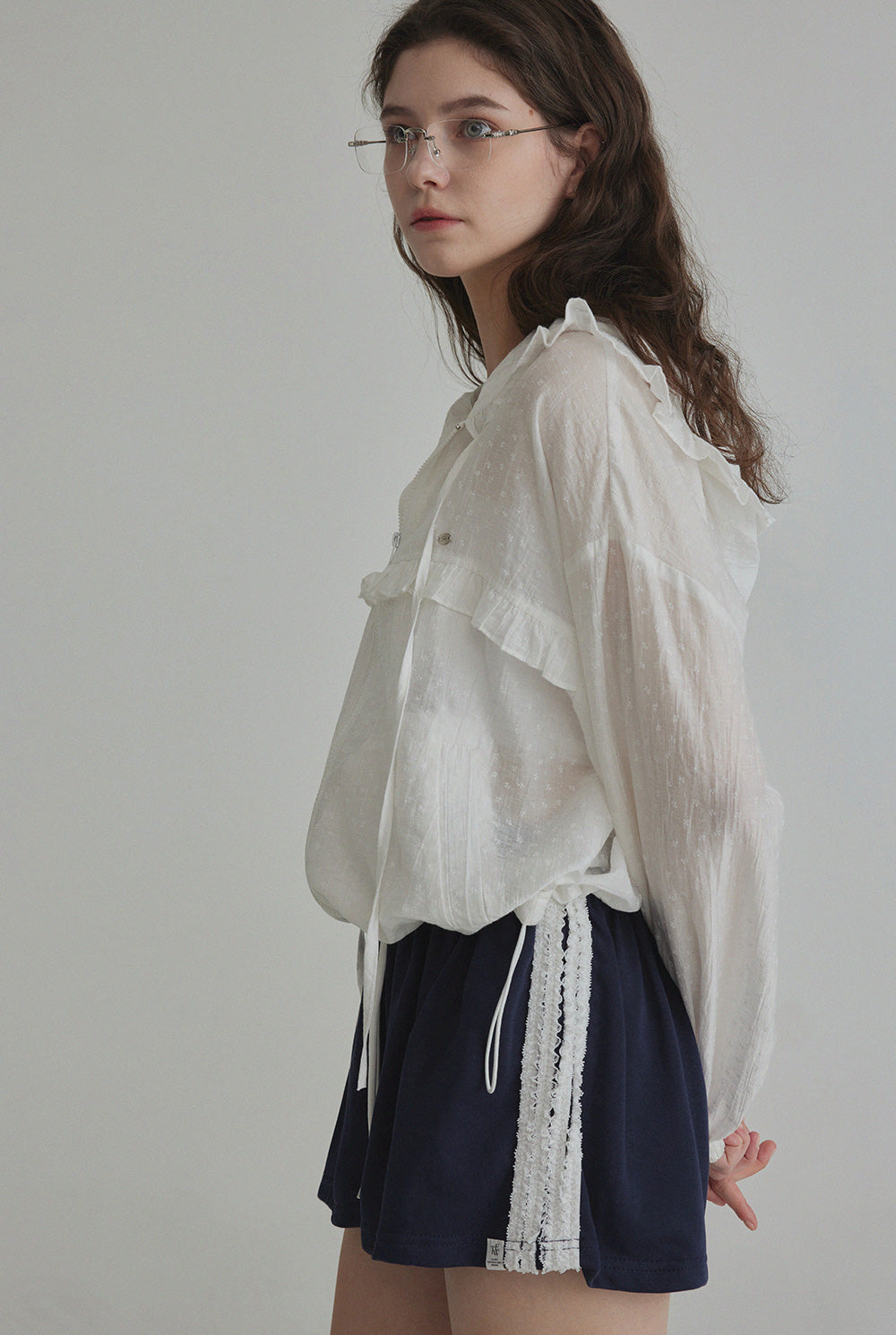 Rench Frill Hooded Windbreaker