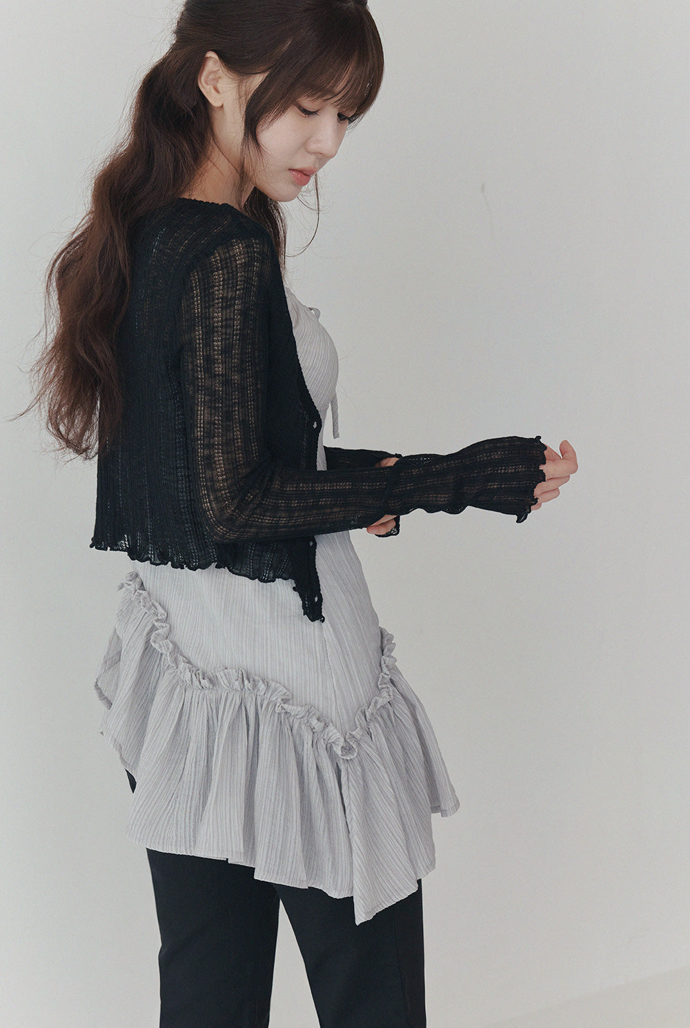 Mollin Summer Sheer Long-Sleeve Cardigan