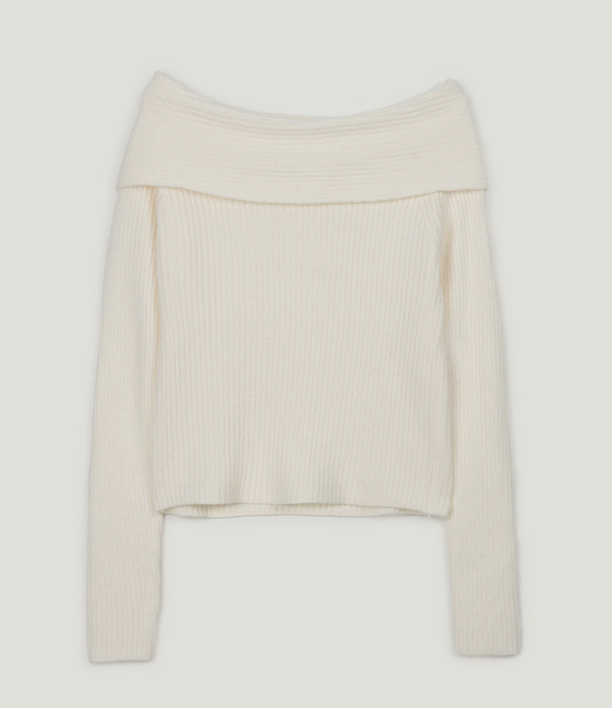 Eldin Off-Shoulder Ribbed Knit