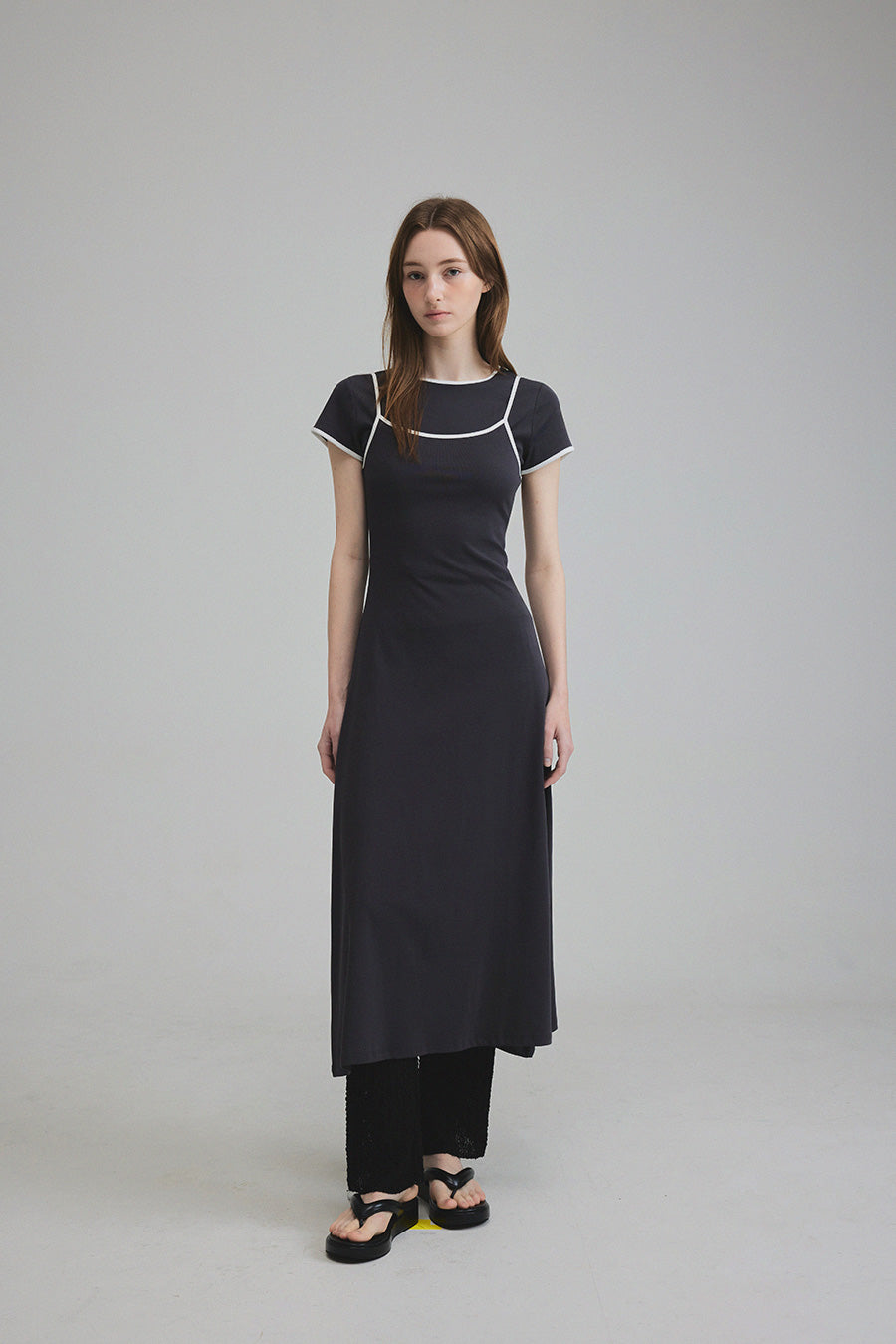Bibel Contrast T-Shirt Dress Set