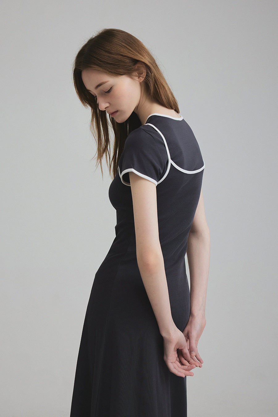Bibel Contrast T-Shirt Dress Set
