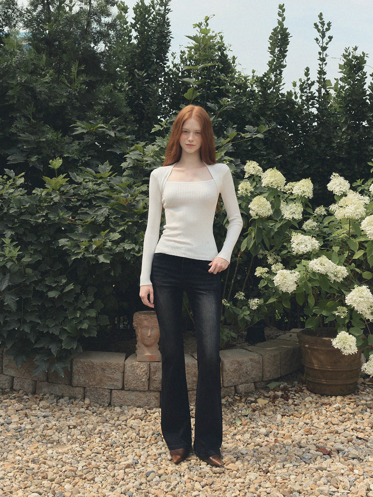 Inlet Bolero Long Sleeve Knit