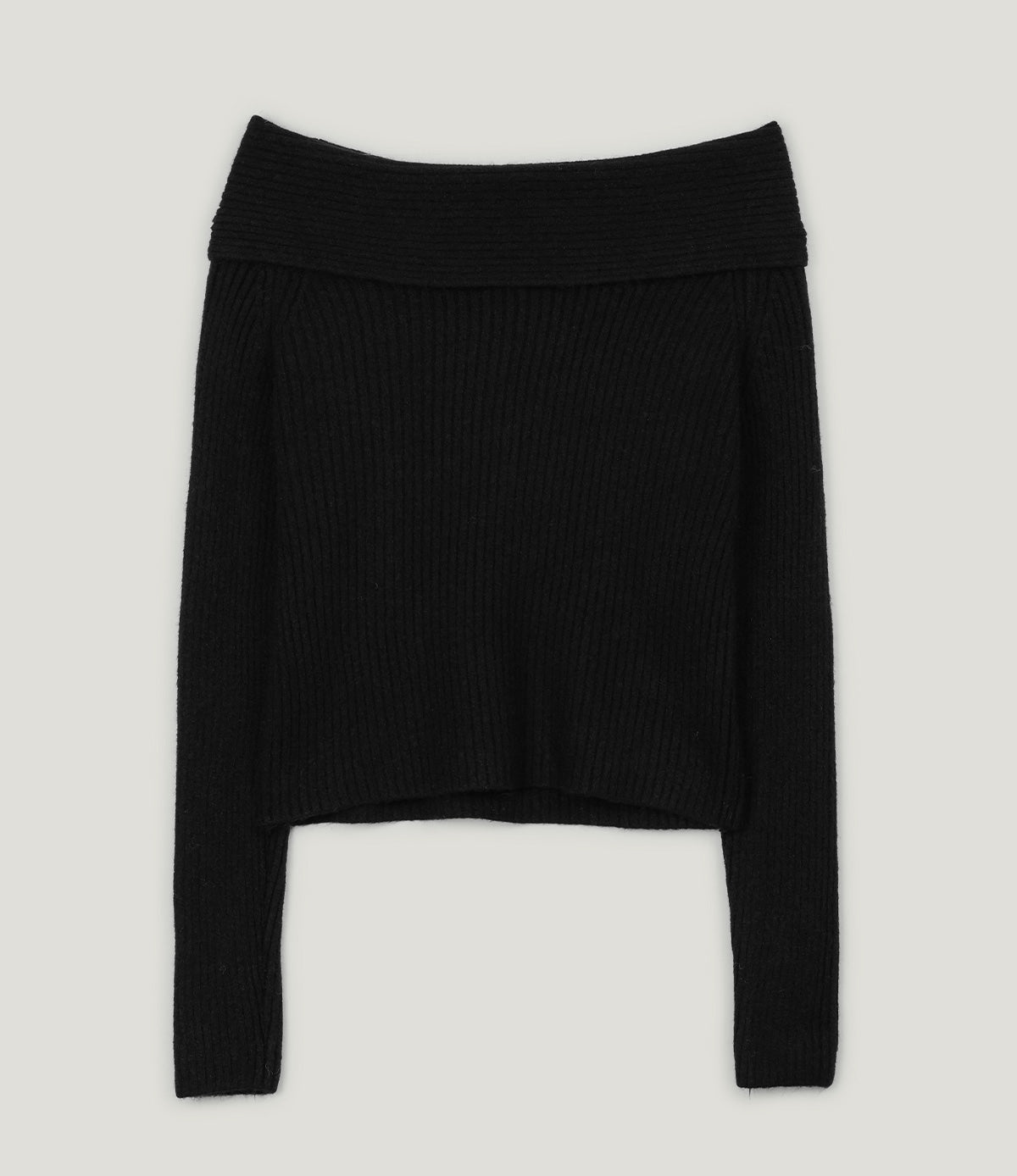 Eldin Off-Shoulder Ribbed Knit
