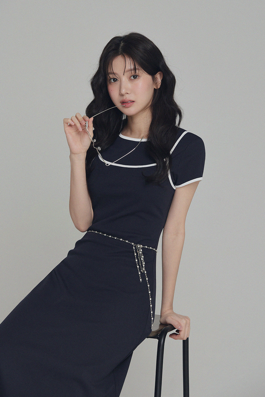 Bibel Contrast T-Shirt Dress Set
