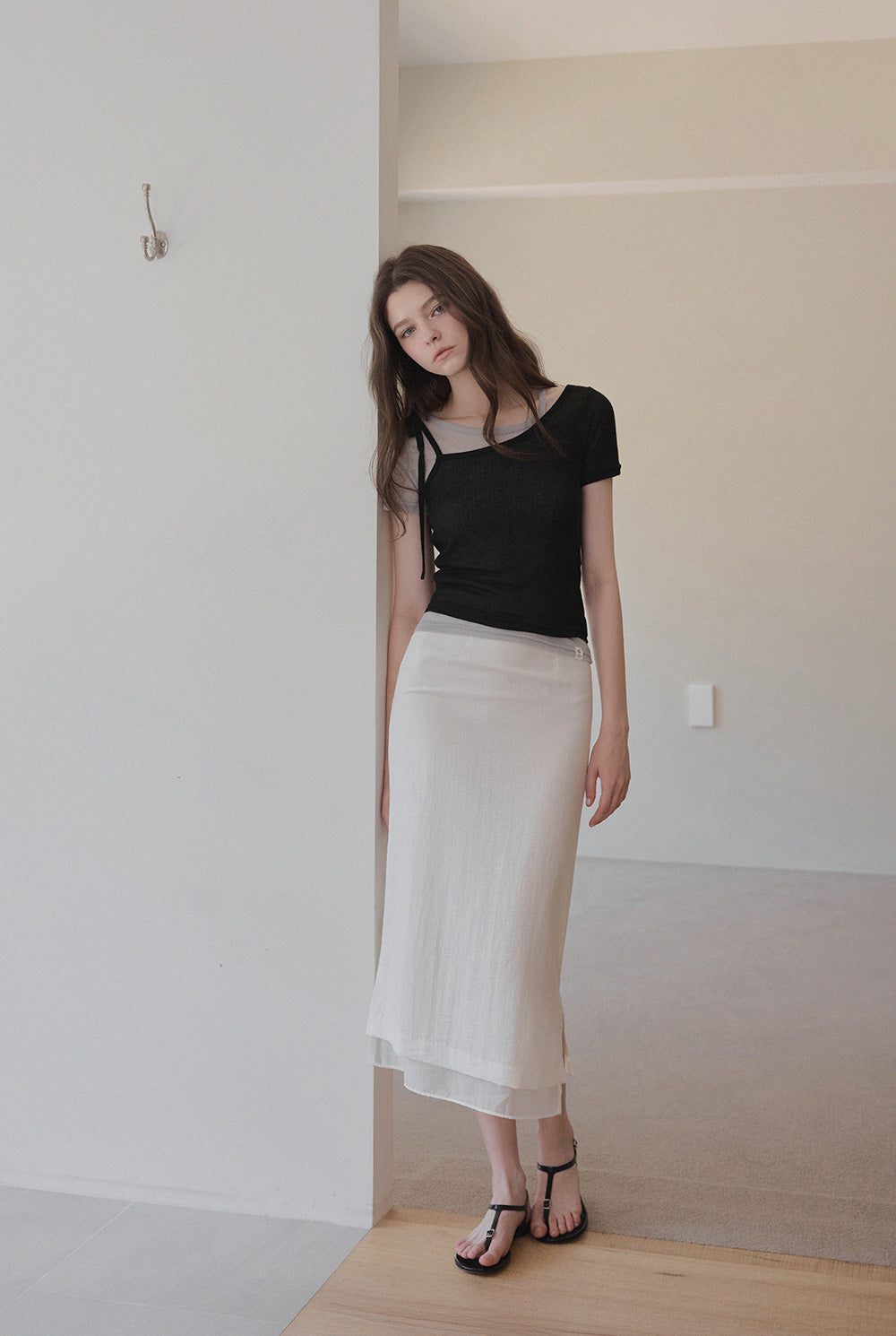 Winb Colorblock Layered Short Sleeve T-Shirt