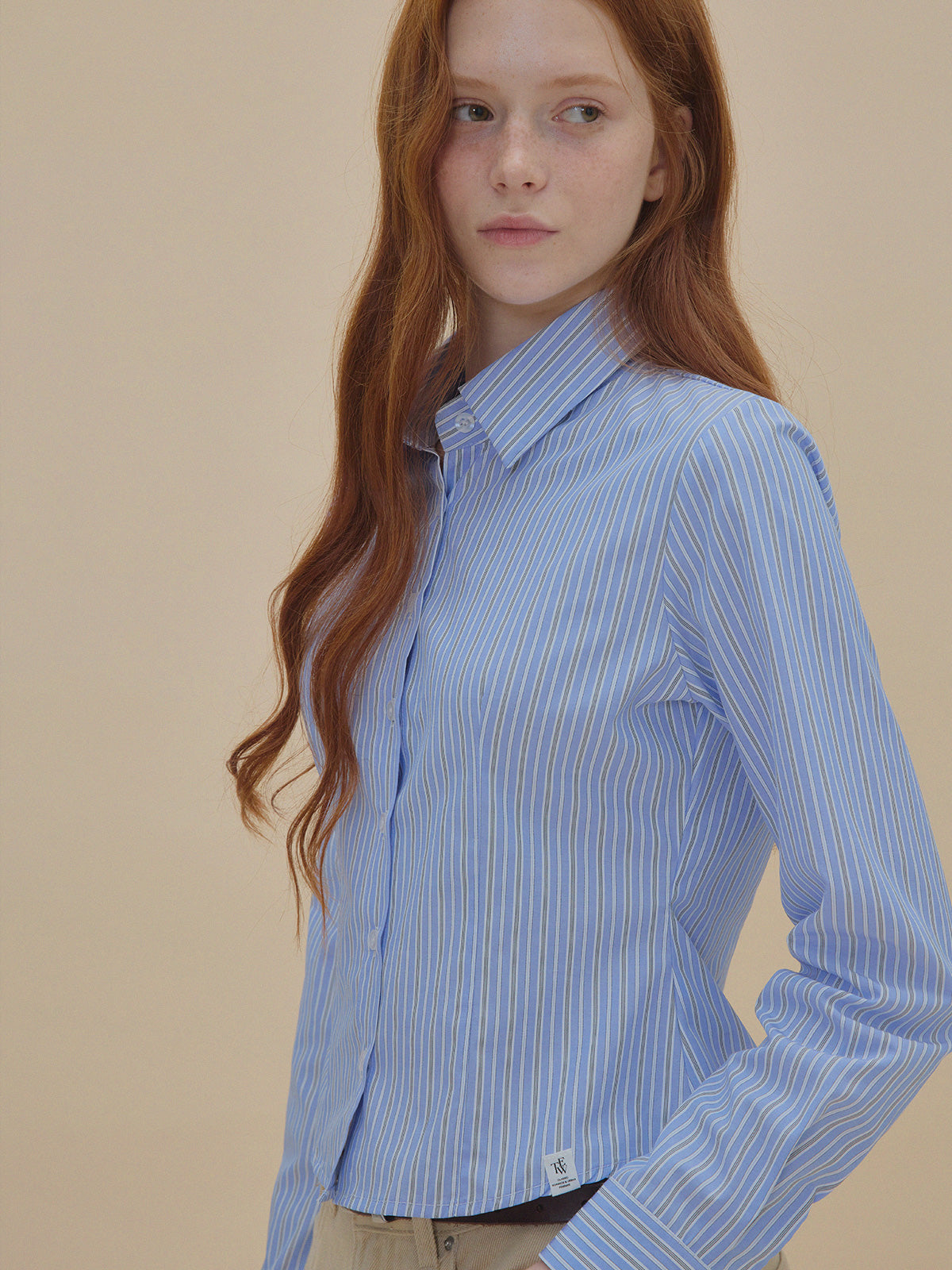 Ready Stripe Slim Fit Long Sleeve Shirt