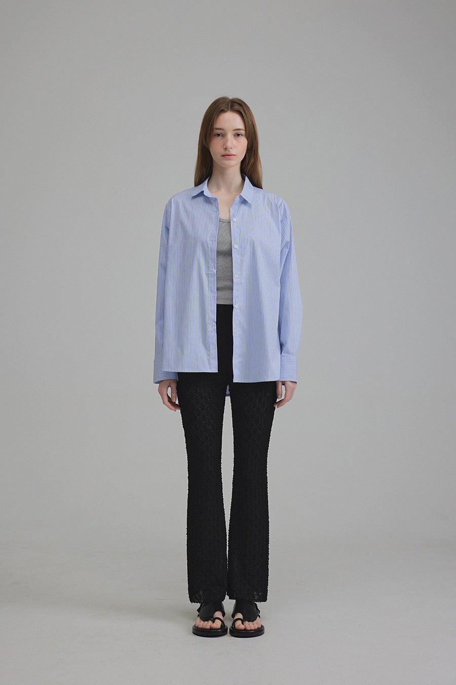 Powen Stripe Overfit Shirt
