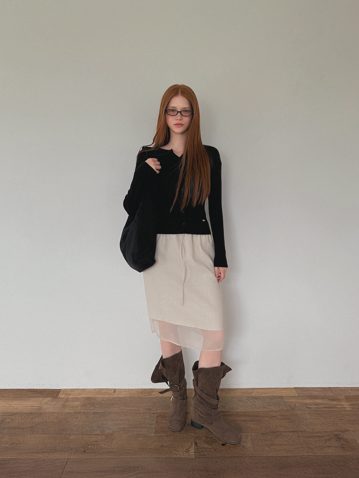 Astel Layered Midi Skirt
