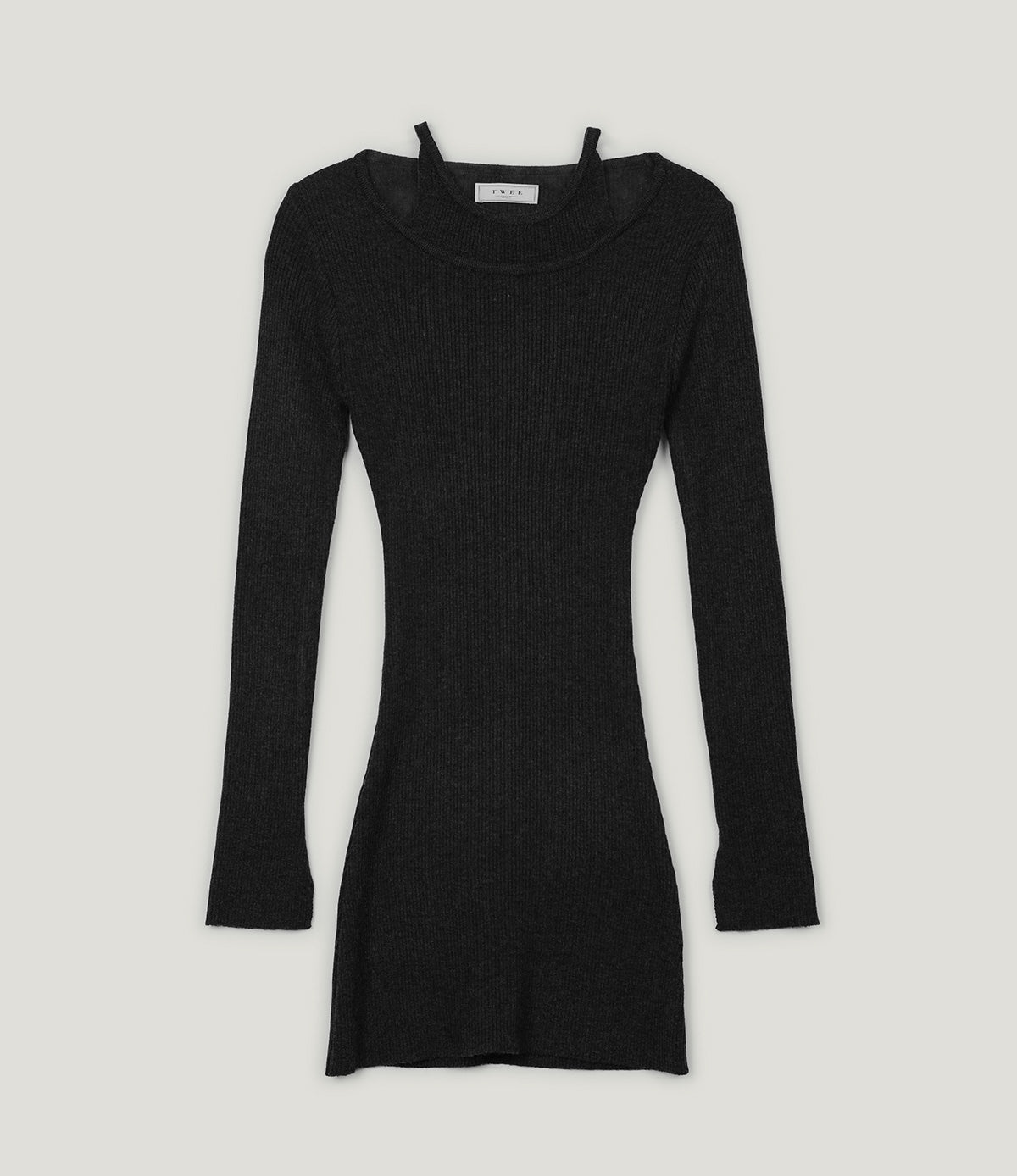 【TWEE】Dupe Layered Knit Dress