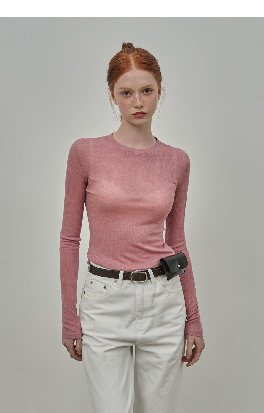 LucyLiu Sheer Round Tee