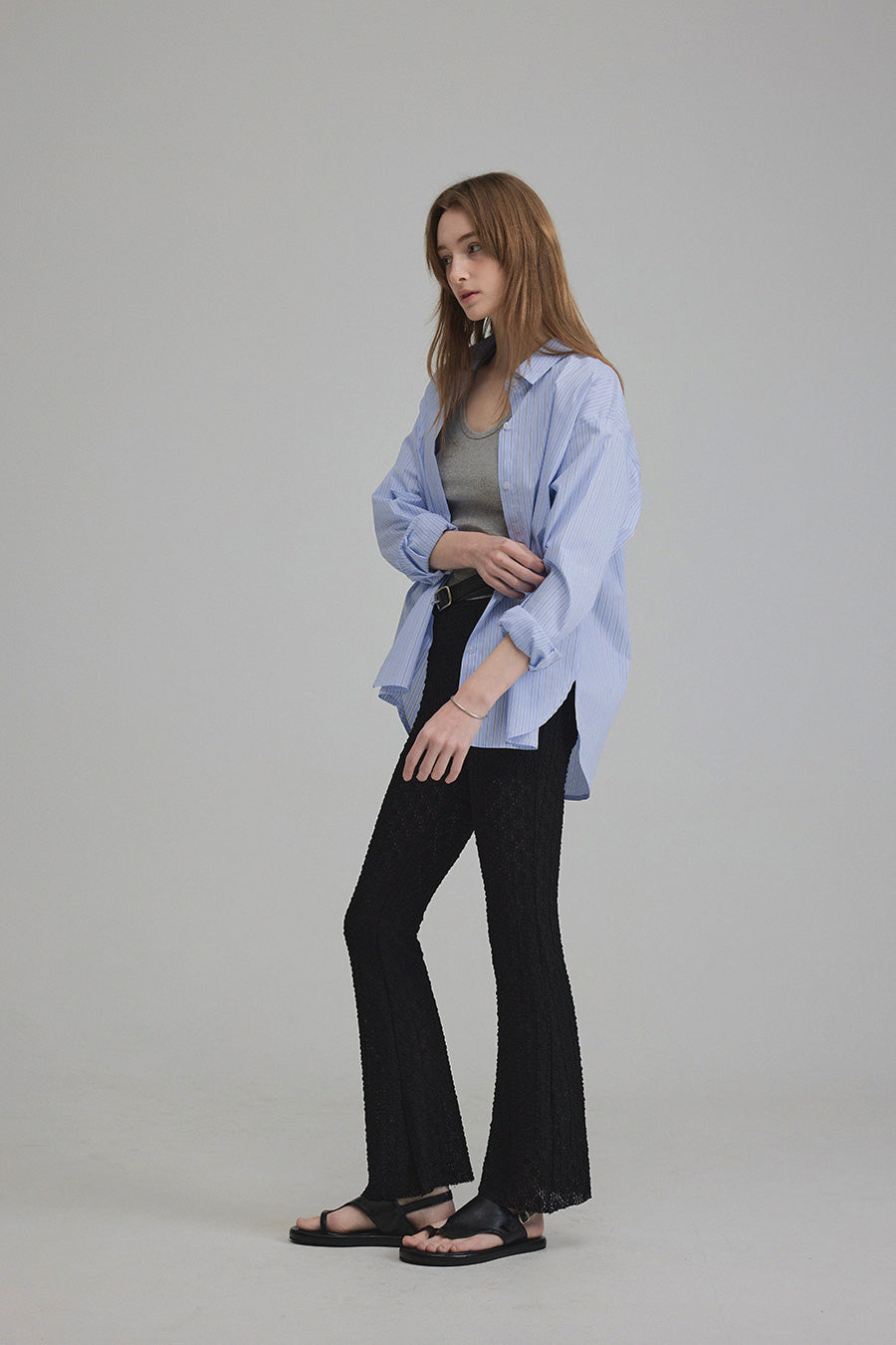 Powen Stripe Overfit Shirt