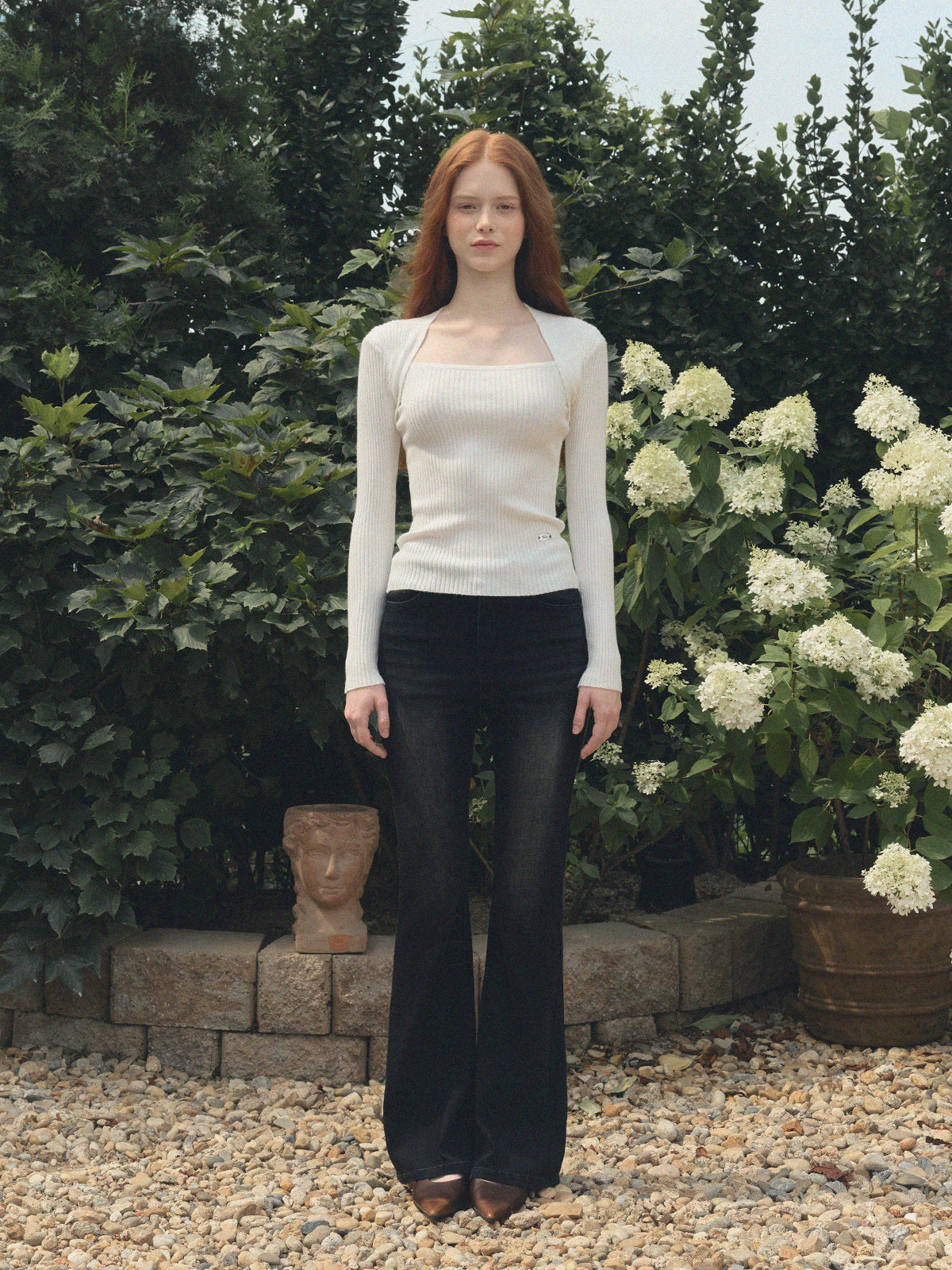 Inlet Bolero Long Sleeve Knit