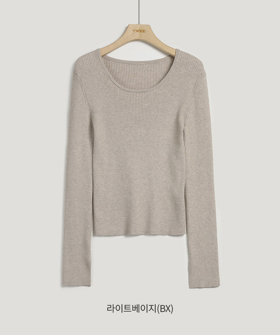ipt Wool V-Neck Symbol Knit