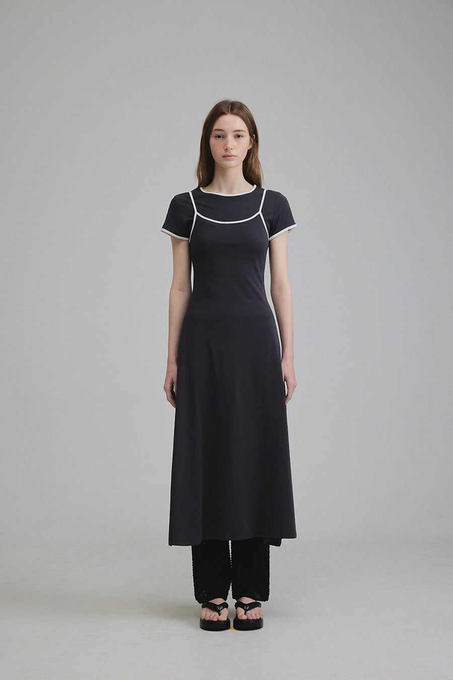 Bibel Contrast T-Shirt Dress Set