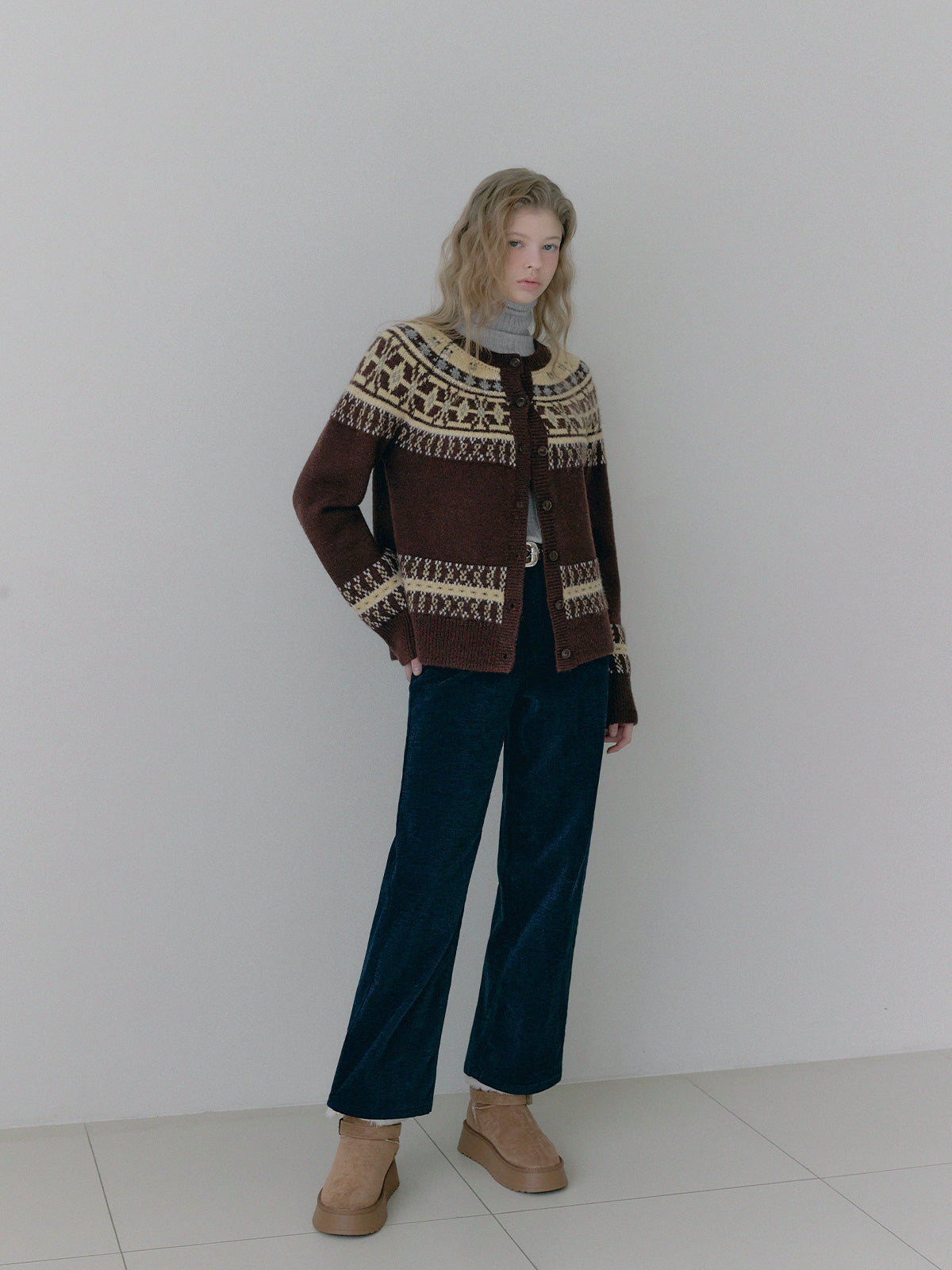 Epin Nordic Knit Cardigan
