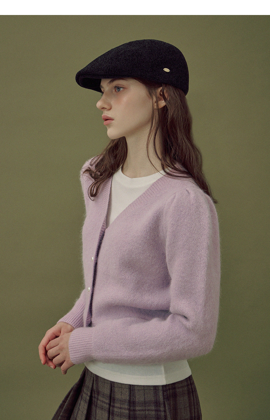 Sweetie Angora Knit Cardigan