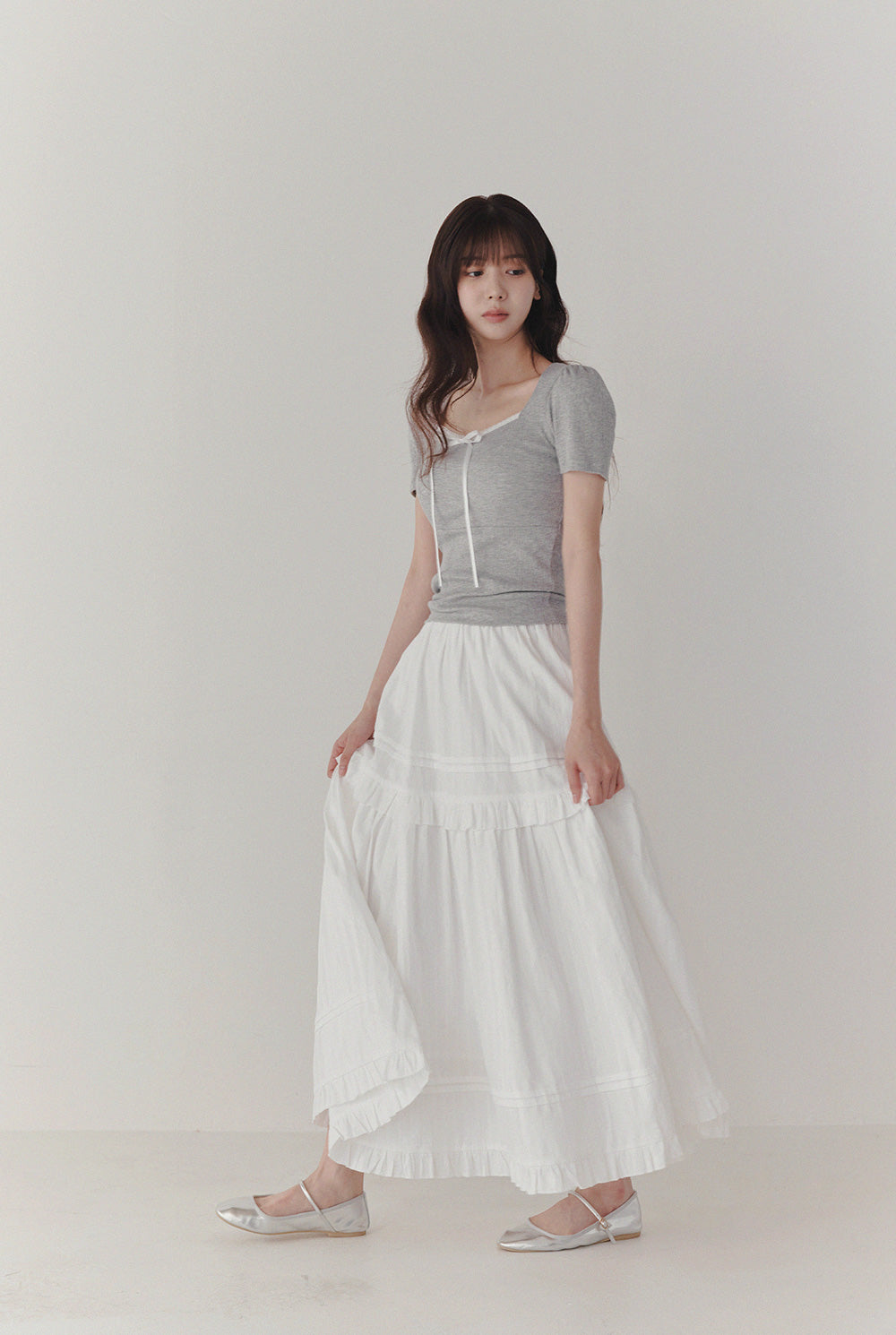 Lecheux Tie Lace Short-Sleeve T-Shirt