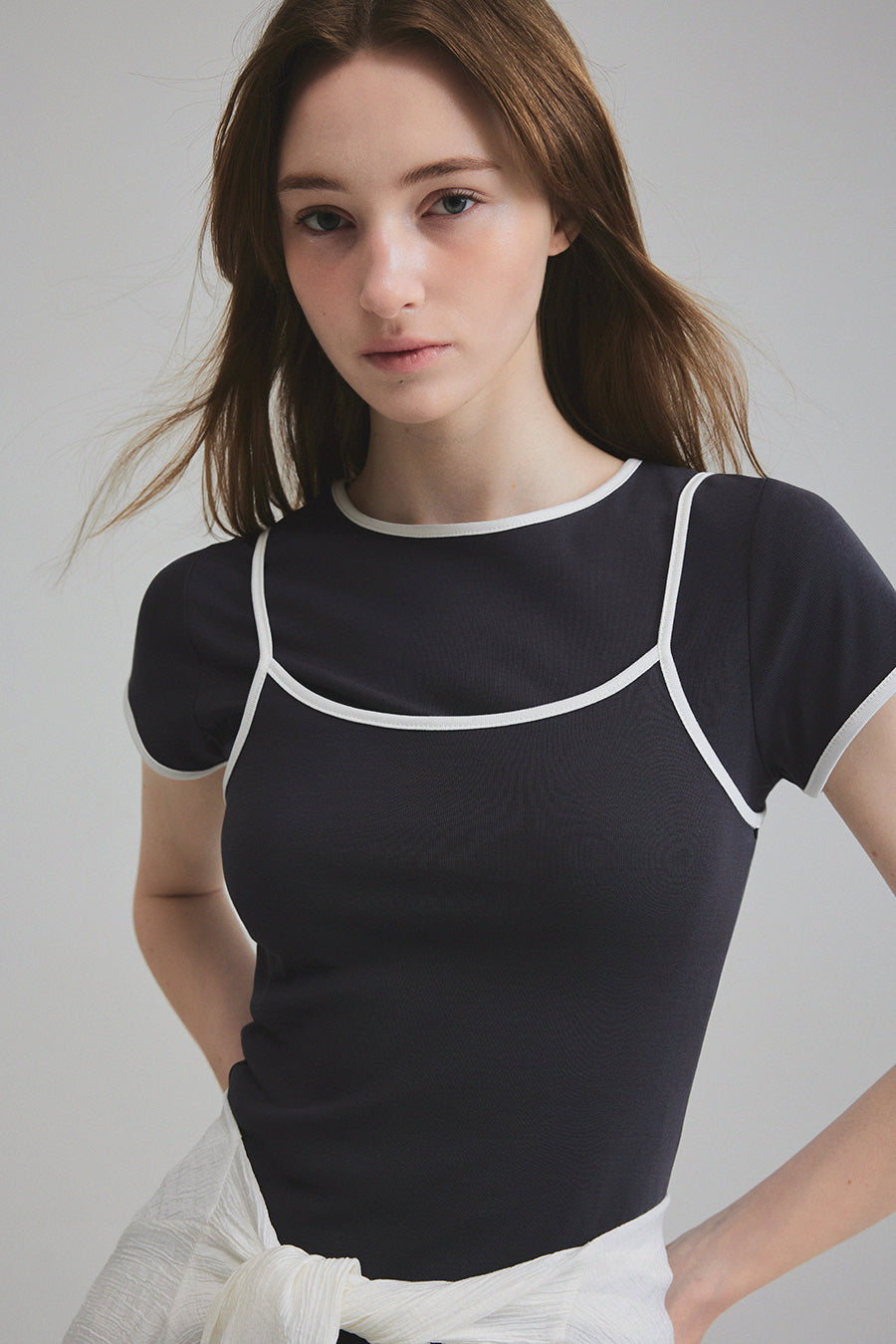 Bibel Contrast T-Shirt Dress Set