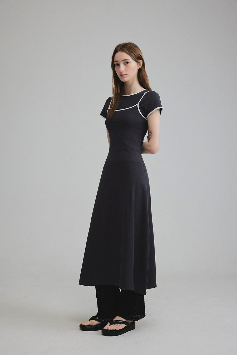 Bibel Contrast T-Shirt Dress Set