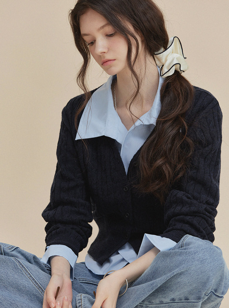 Sweetie Angora Knit Cardigan