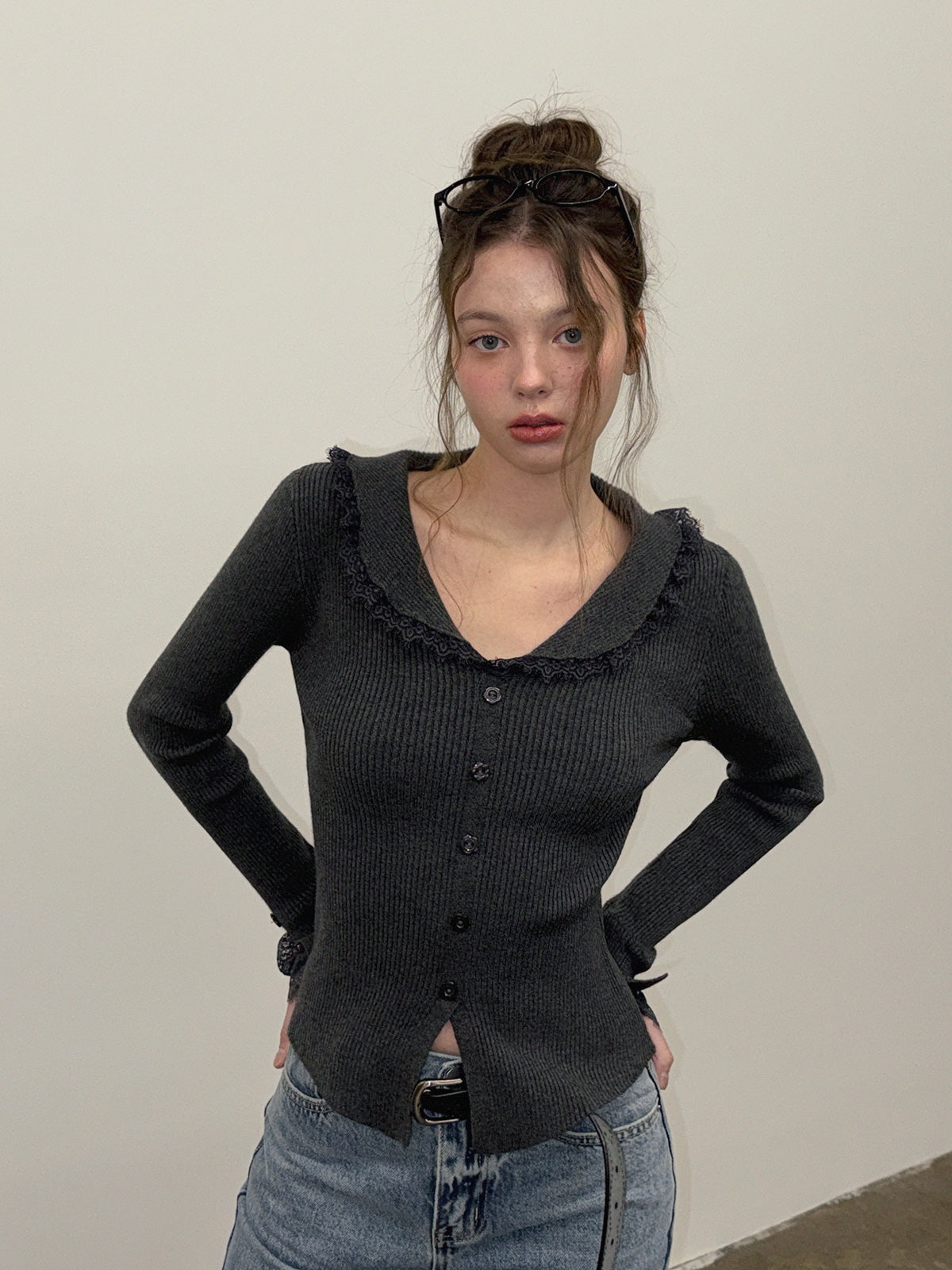 Veron Lace Flower Knit