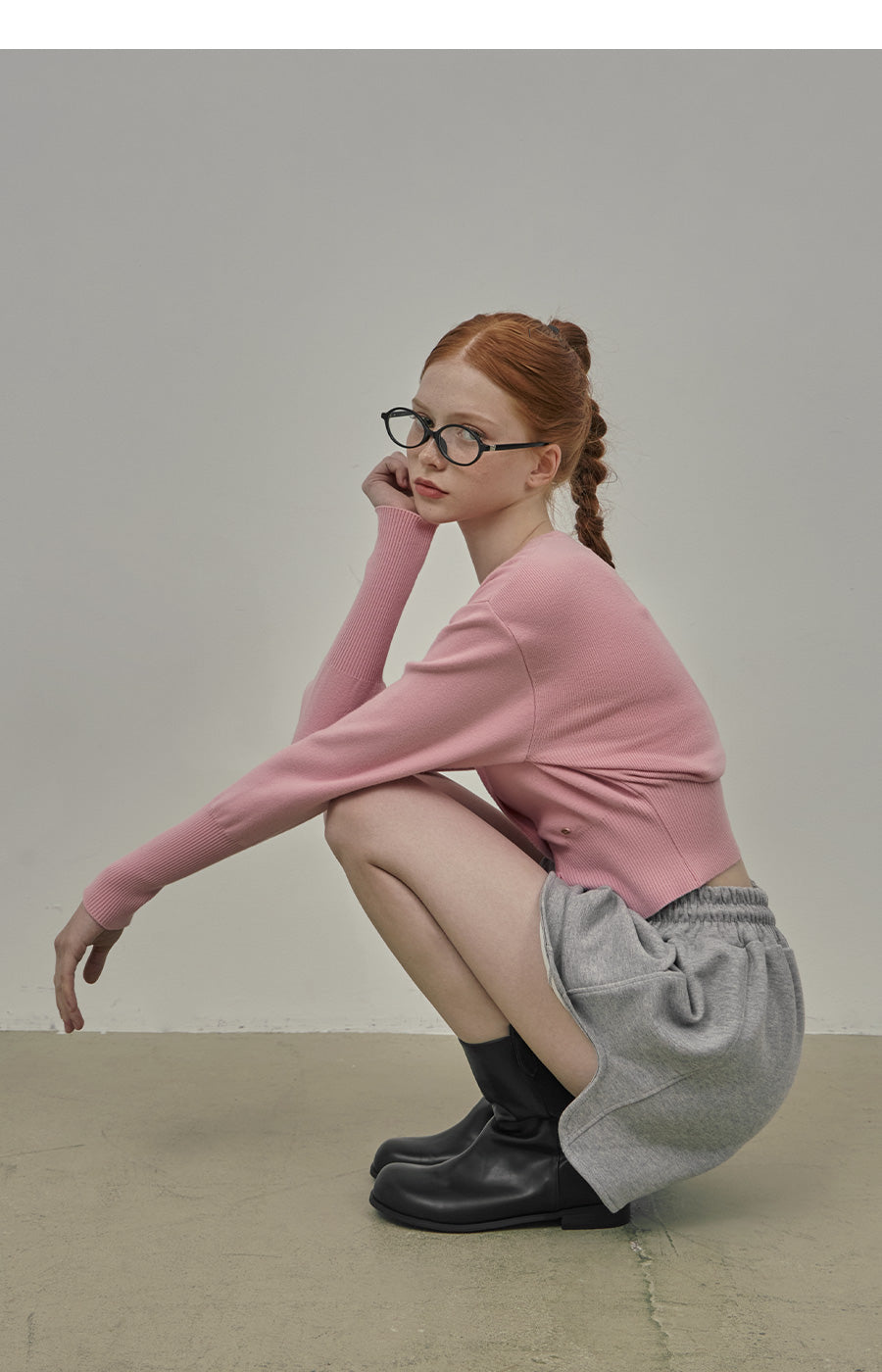 【TWEE】Anu Lovely Basic V-Neck Cardigan