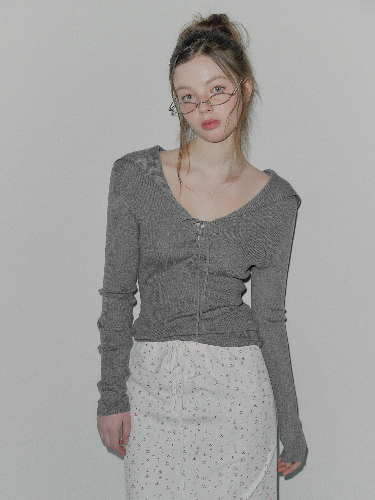 Ponti Sailor Collar Strap Long Sleeve Knit