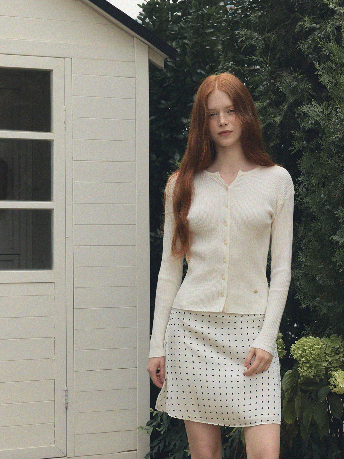 【TWEE】Enton Dot Mini Skirt