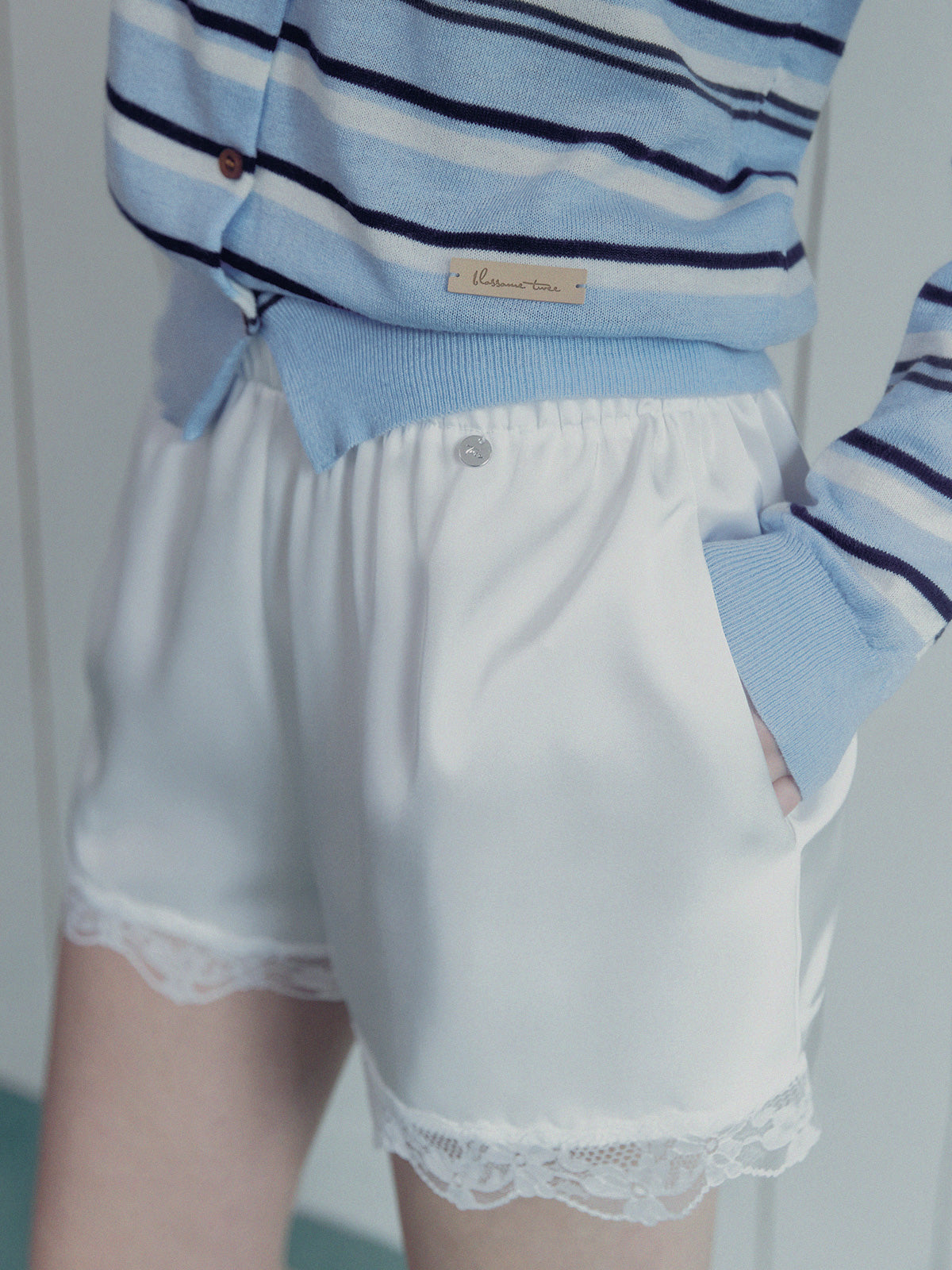 Trevit Satin Lace Short Pants