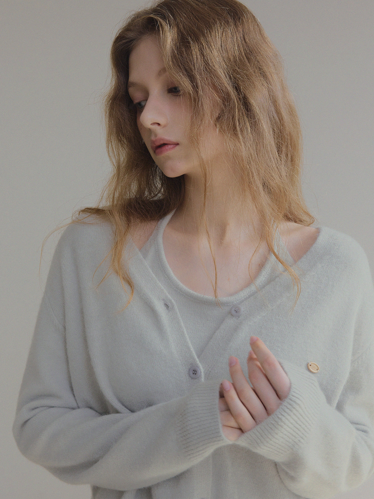 Diar Halter Layered Knit