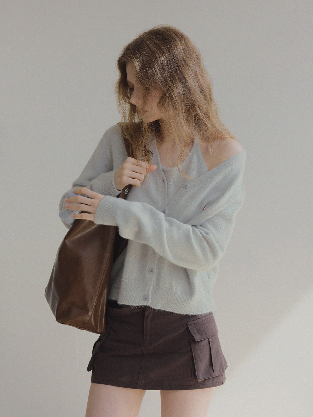 Diar Halter Layered Knit