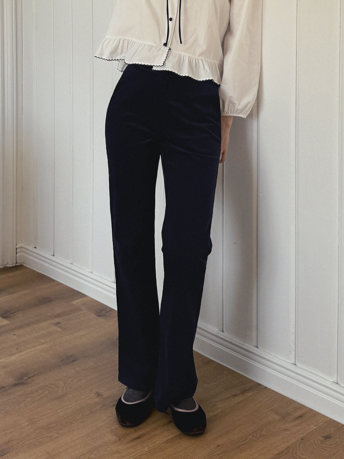 Avern Corduroy Semi Bootcut Long Pants