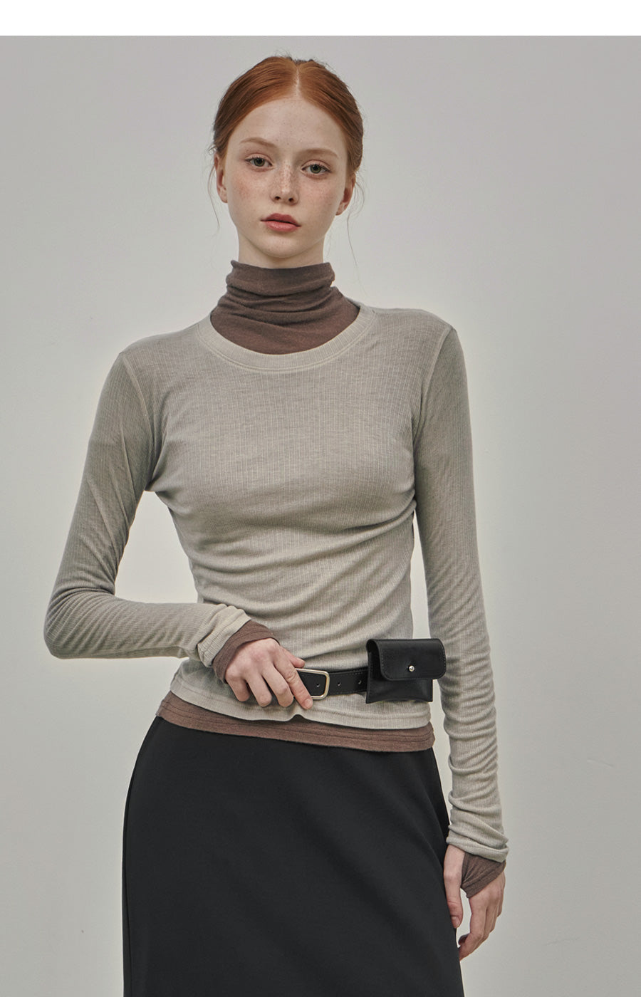 LucyLiu Sheer Round Tee