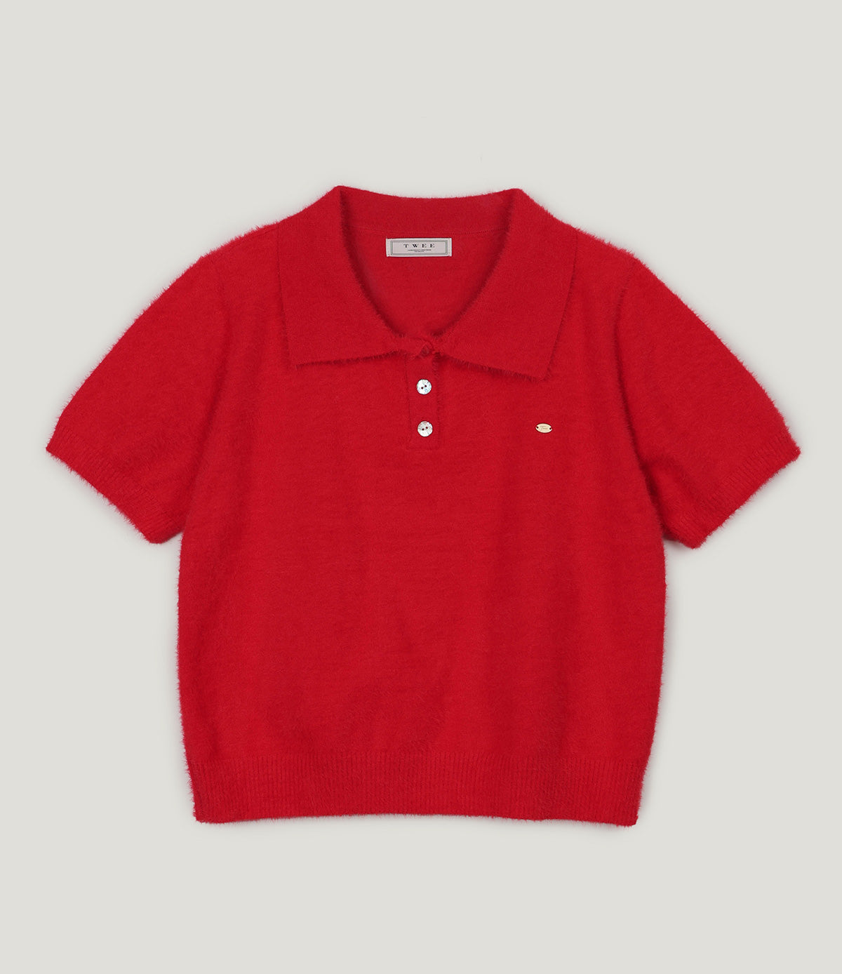 Ribel Soft Collar Knit Tee