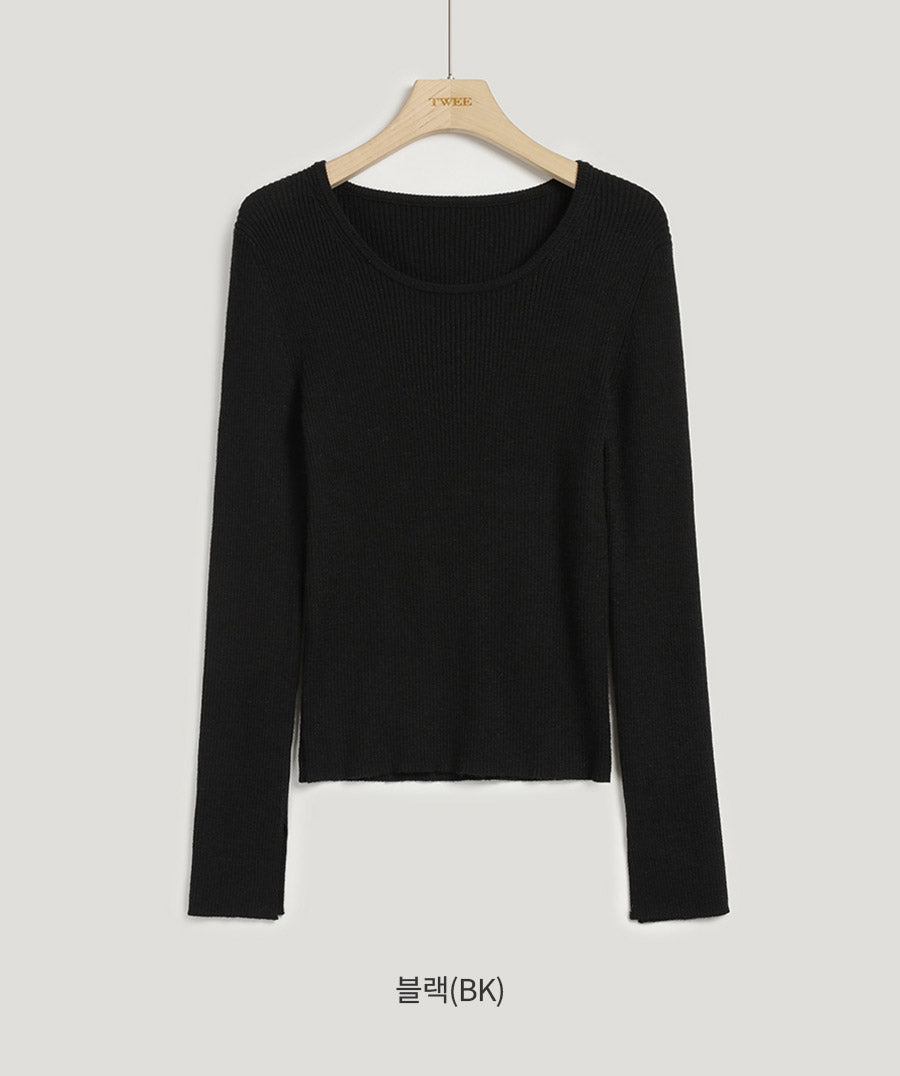 ipt Wool V-Neck Symbol Knit